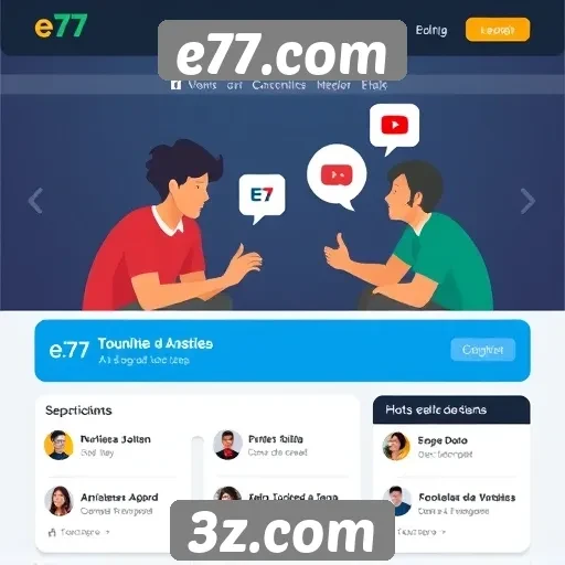 Novos recursos de interação no e77.com