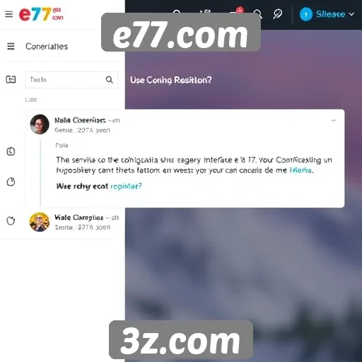 Feedback dos usuários sobre a interface do e77.com